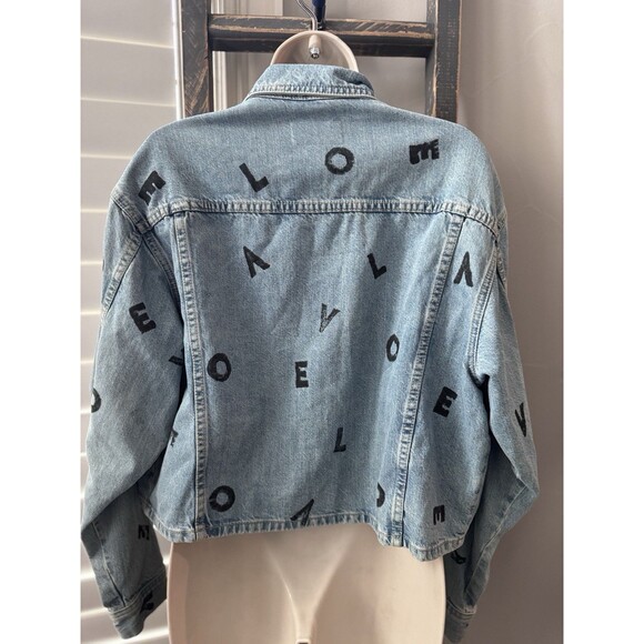 Current Elliott Jean Jacket Baby Trucker Cropped Size 0 (US size 2) msrp $328 - Picture 2 of 10